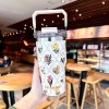 فلاسک 900 میل دسته دار گل دار سیتارا کد zf 045